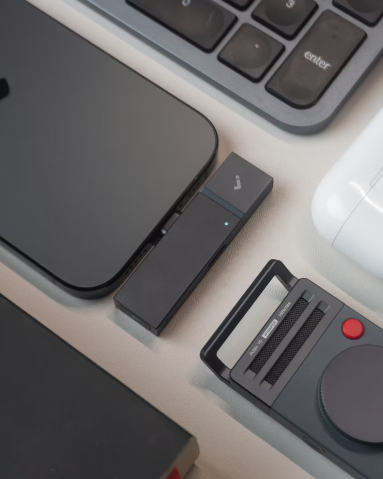 Voice notes input visualization